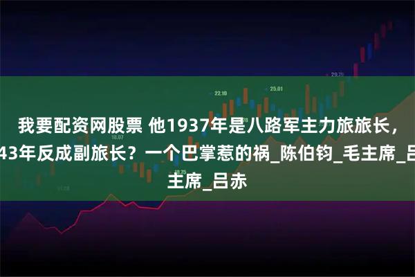 我要配资网股票 他1937年是八路军主力旅旅长，1943年反成副旅长？一个巴掌惹的祸_陈伯钧_毛主席_吕赤